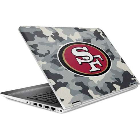 NFL San Francisco 49ers Camo HP Pavilion Skin